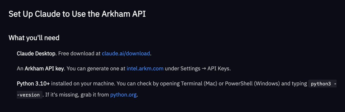 Bước 1 lấy Claude Desktop và Arkham API key