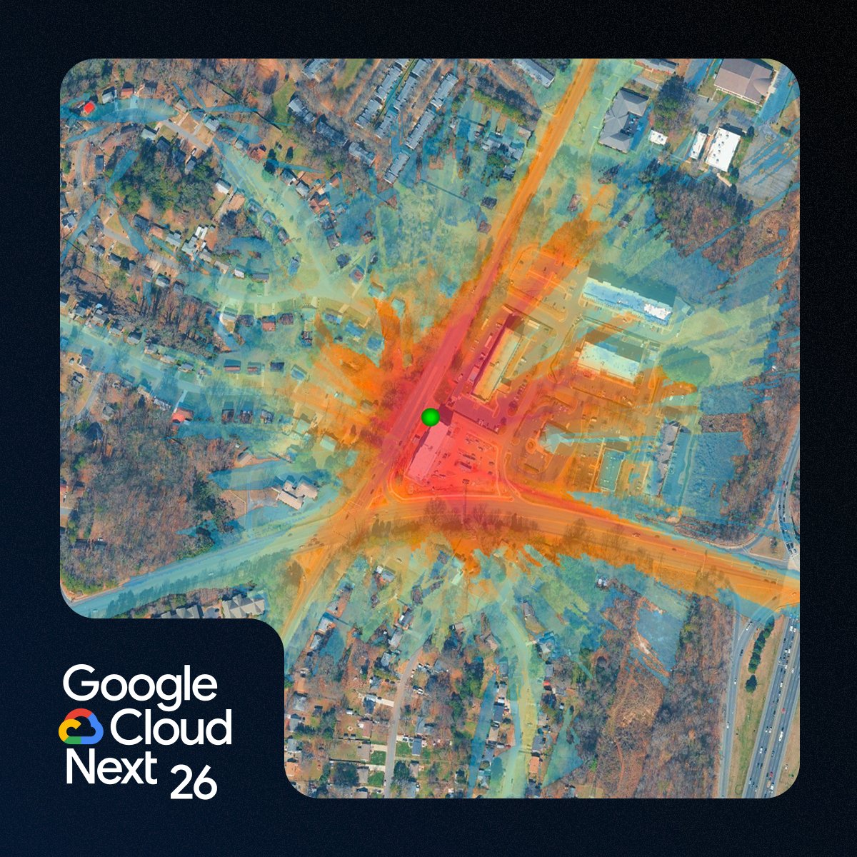 Heatmap phân tích hoạt động từ aerial imagery