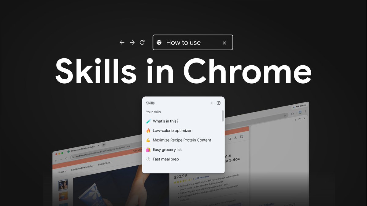 Chrome Skills screenshot 1