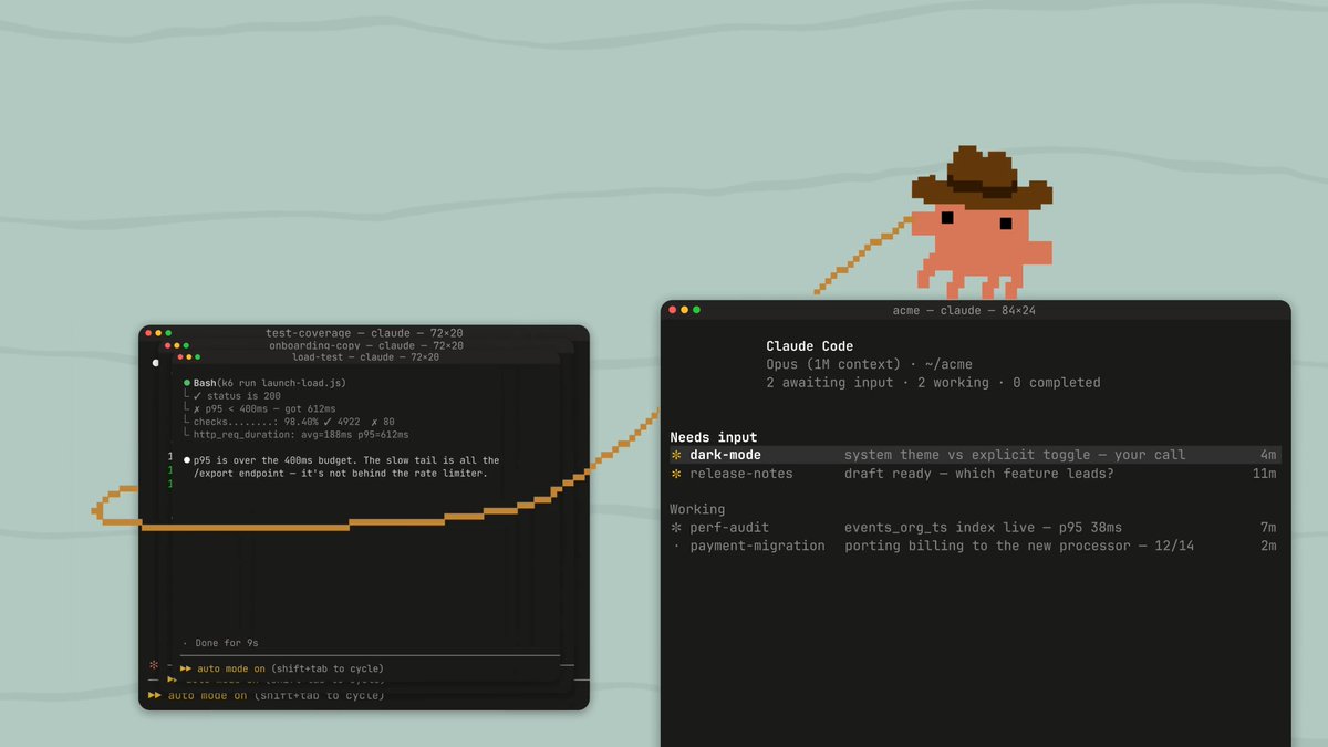 Claude Code Agent View screenshot