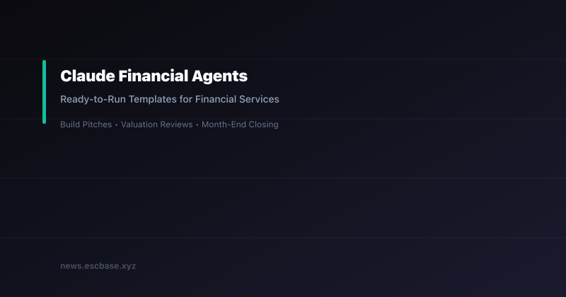 Claude Financial Services Agents