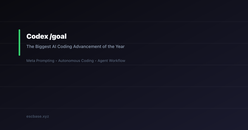 Codex /goal meta prompting