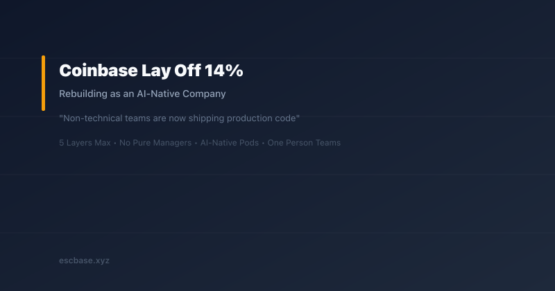 Coinbase layoffs AI native
