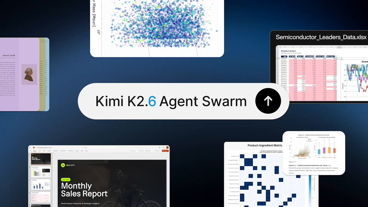 Kimi K2.6 Agent Swarm thumbnail