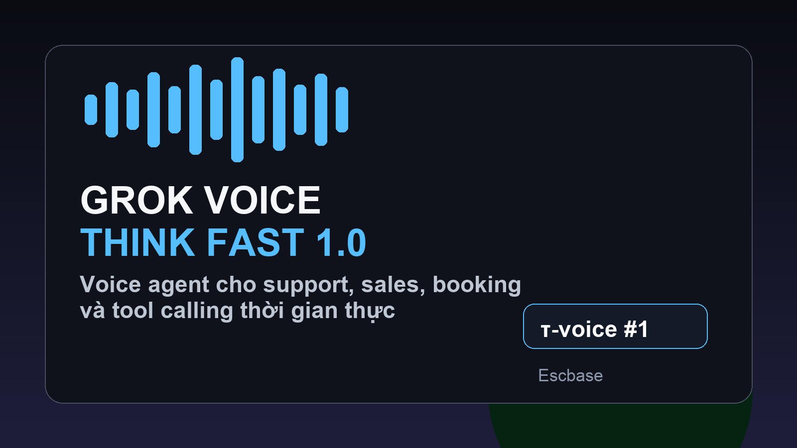 Grok Voice Think Fast 1.0 thumbnail